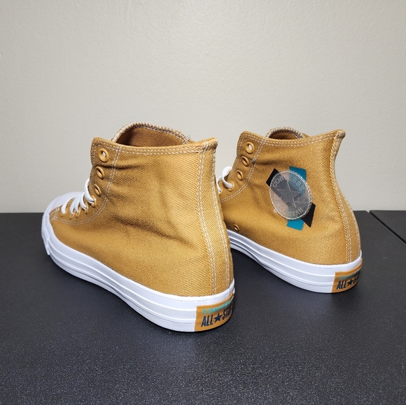 Converse Chuck Taylor All Star Hi Wheat Green Sneakers Mens Shoes Size 10 - Picture 4 of 11